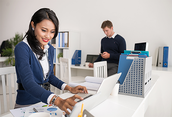 Employee who is engaged working at new job